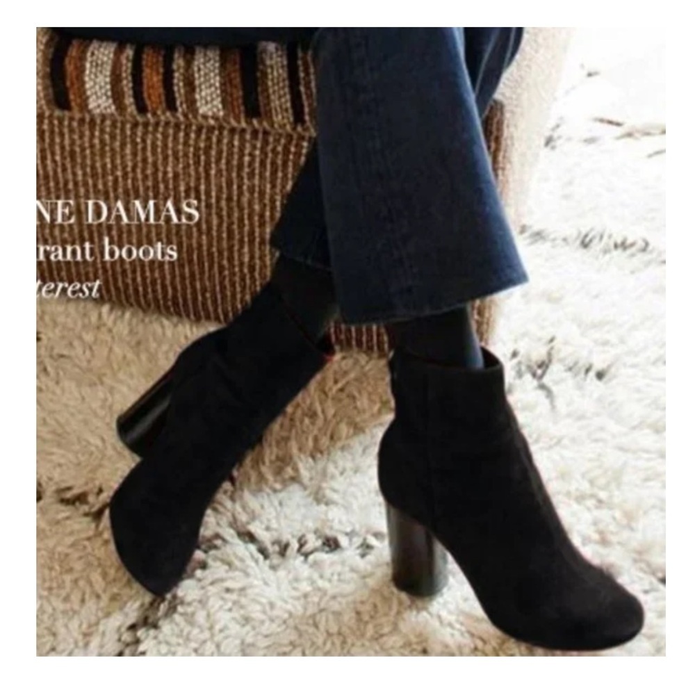 Isabel Marant Black Velvet Boots.
